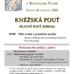 Zveme na pouť do Kostelního Vydří